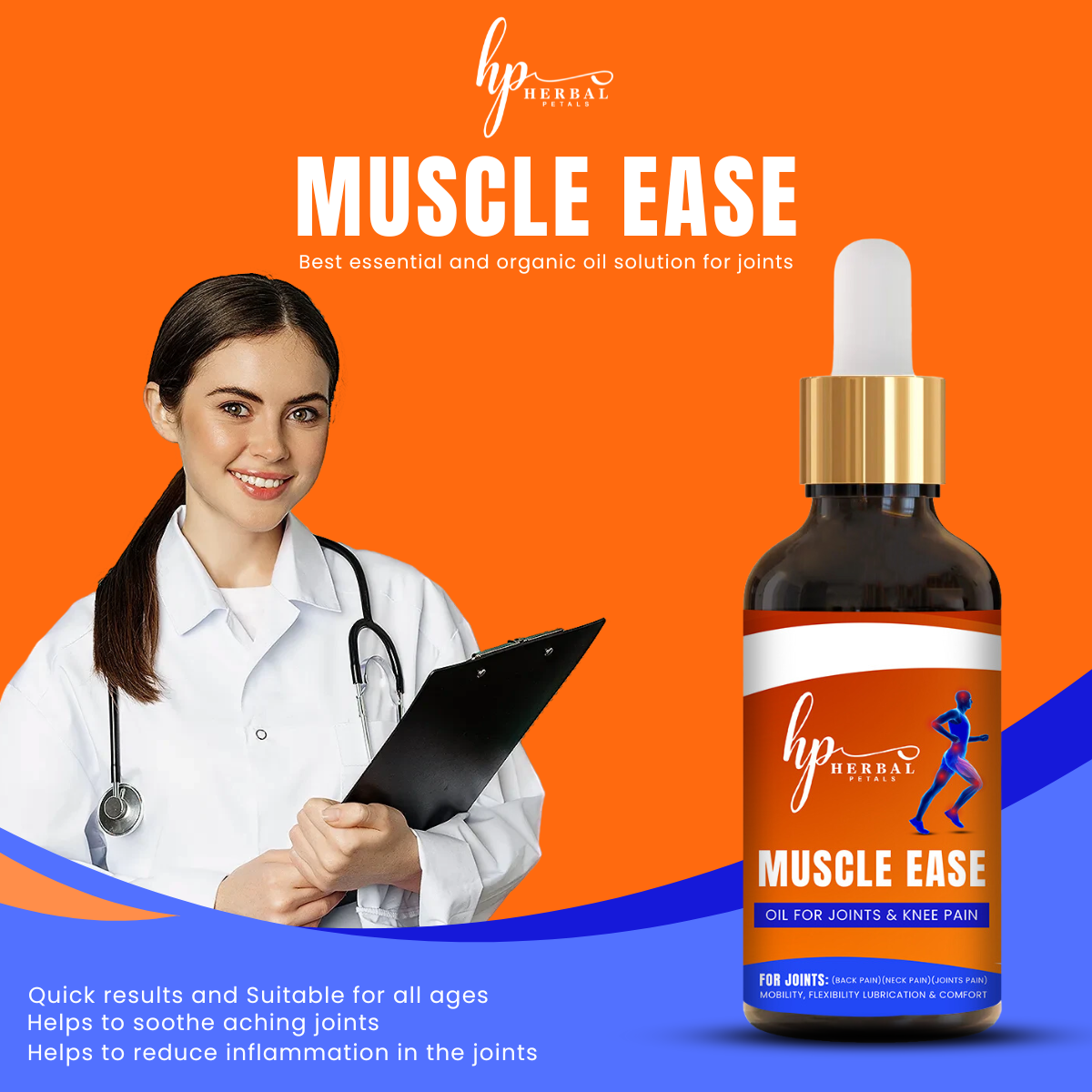 Herbal Muscle-Ease Oil (30 ml FREE HOME DELIVERY)