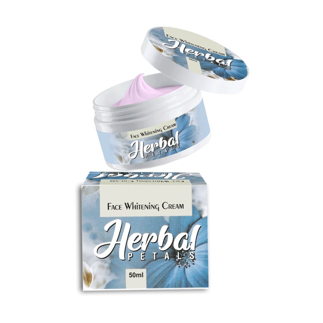 herbal petals face whitening cream 